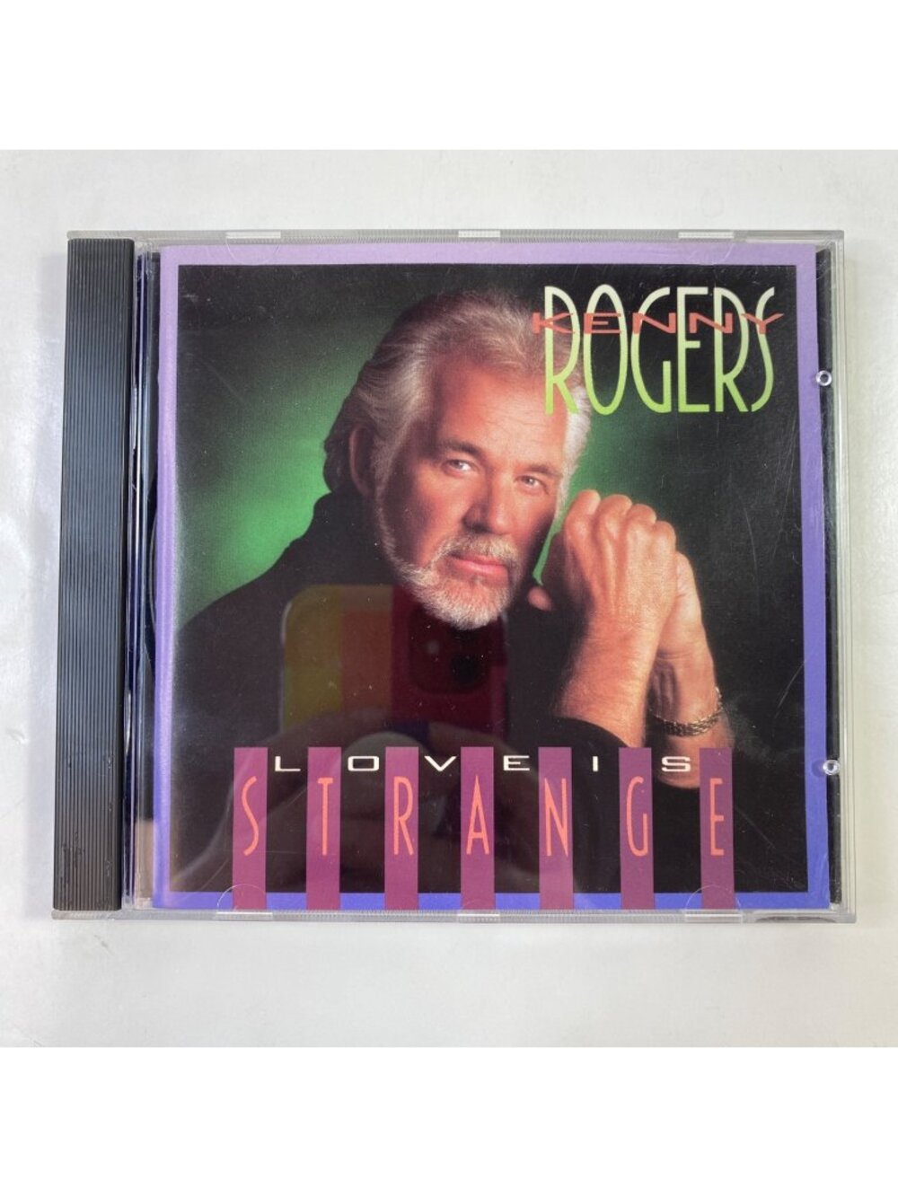Kenny Rogers Love Is Strange 1990 CD Album First Press Reprise Green Print Duet